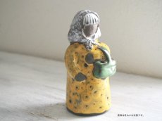 画像4: 北欧ヴィンテージ　Jie gantofta 陶器のお人形のフラワーベース/花器/花瓶 (4)