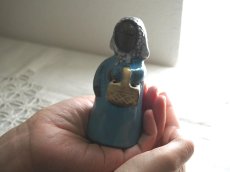 画像8: 北欧ヴィンテージ　Jie gantofta 陶器のお人形のフラワーベース/花器/花瓶 (8)