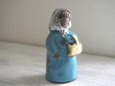 画像4: 北欧ヴィンテージ　Jie gantofta 陶器のお人形のフラワーベース/花器/花瓶 (4)