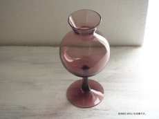 画像4: 北欧ヴィンテージ　Hovmantorp glasbruk ガラスのフラワー  ベース/花器/花瓶 (4)