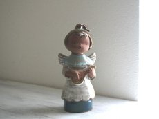 画像4: 北欧ヴィンテージ　陶器の天使の置物 (4)