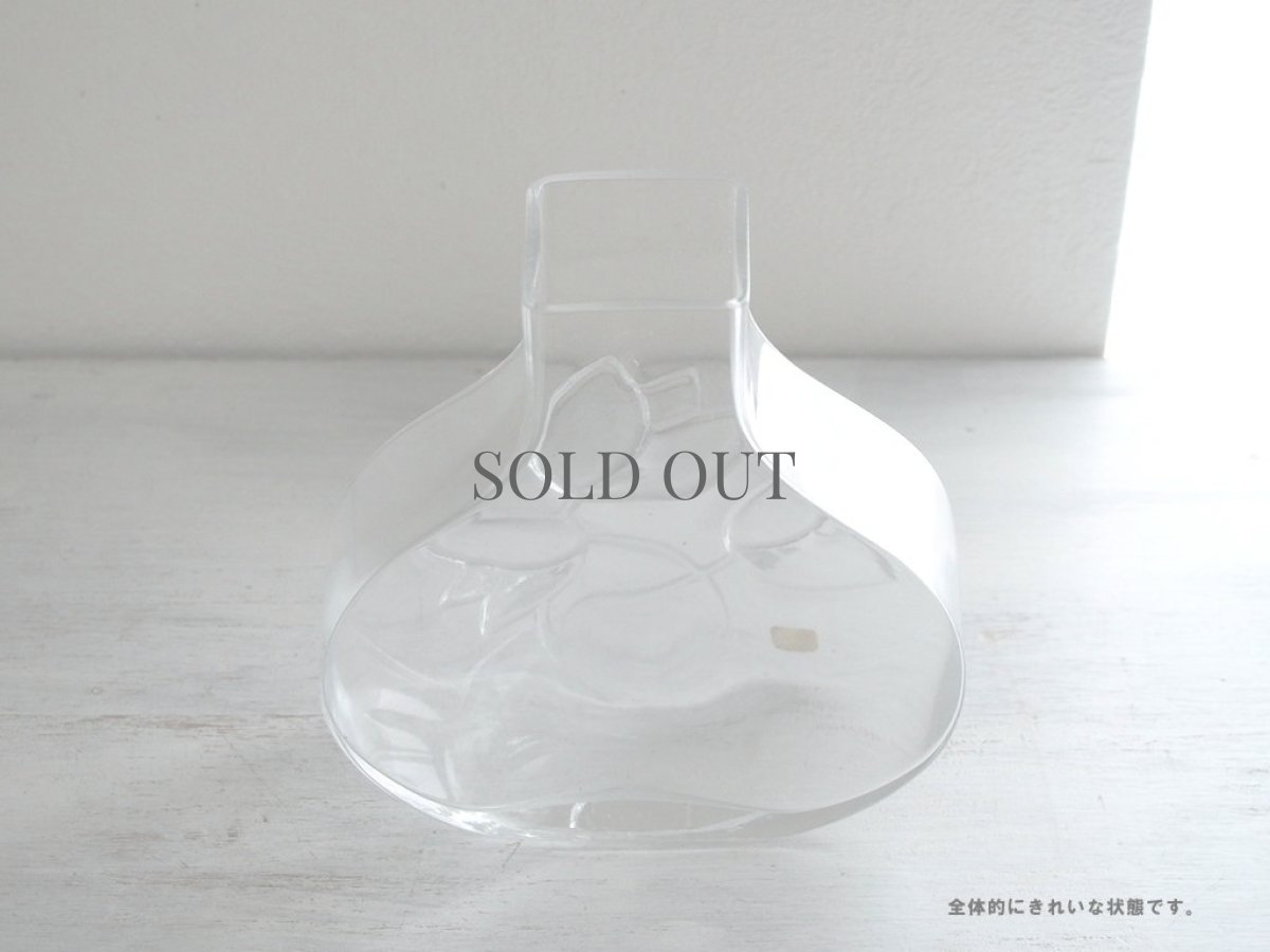 画像5: 北欧ヴィンテージガラス BODA Bertil Vallien ガラスのフラワーベース/花器/花瓶 箱付き (5)