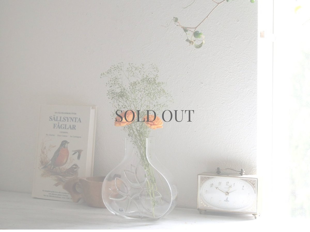 画像3: 北欧ヴィンテージガラス BODA Bertil Vallien ガラスのフラワーベース/花器/花瓶 箱付き (3)