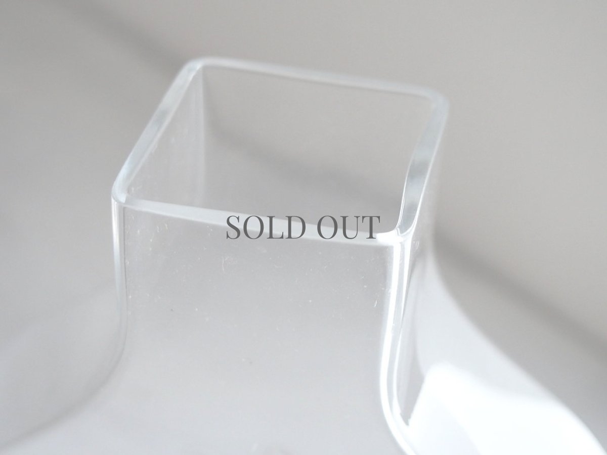 画像7: 北欧ヴィンテージガラス BODA Bertil Vallien ガラスのフラワーベース/花器/花瓶 箱付き (7)