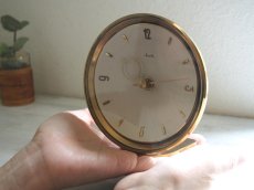 画像11: ミッドセンチュリー レトロ ドイツ Mauthe 真鍮の置き時計 (11)