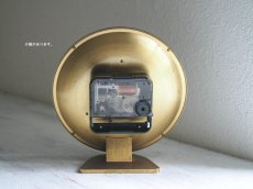 画像7: ミッドセンチュリー レトロ ドイツ Mauthe 真鍮の置き時計 (7)