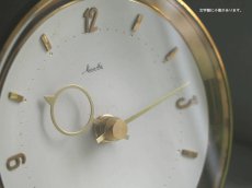 画像5: ミッドセンチュリー レトロ ドイツ Mauthe 真鍮の置き時計 (5)