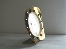 画像6: 【ゼンマイ式】ミッドセンチュリー レトロ ドイツ Mauthe 真鍮の置き時計 (6)