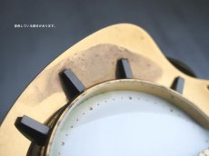 画像9: 【ゼンマイ式】ミッドセンチュリー レトロ ドイツ Mauthe 真鍮の置き時計 (9)
