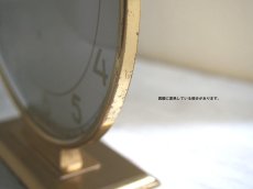 画像10: 【ムーブメント交換済み】ミッドセンチュリー レトロ ドイツ Mauthe 真鍮の置き時計 (10)