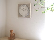 画像2: 【ムーブメント交換済み】ミッドセンチュリー レトロ ドイツ　Diehl 陶器の壁掛け時計 (2)