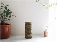 画像1: ミッドセンチュリー ヴィンテージ　BAY Keramik 陶器のフラワーベース/花器/花瓶 (1)