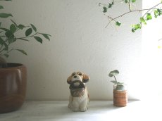 画像2: 【美品】北欧ヴィンテージ　jie 陶器のイヌの置物  (2)