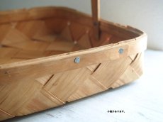 画像6: 北欧ヴィンテージ雑貨 木製ハンドル付トレイ (6)