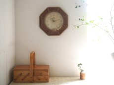 画像2: 【ムーブメント交換済み】ミッドセンチュリー レトロ ドイツ MEISTER-ANKER 陶器の壁掛け時計 (2)
