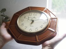 画像11: 【ムーブメント交換済み】ミッドセンチュリー レトロ ドイツ MEISTER-ANKER 陶器の壁掛け時計 (11)