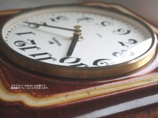 画像8: 【ムーブメント交換済み】ミッドセンチュリー レトロ  VEDETTE 陶器の壁掛け時計 (8)