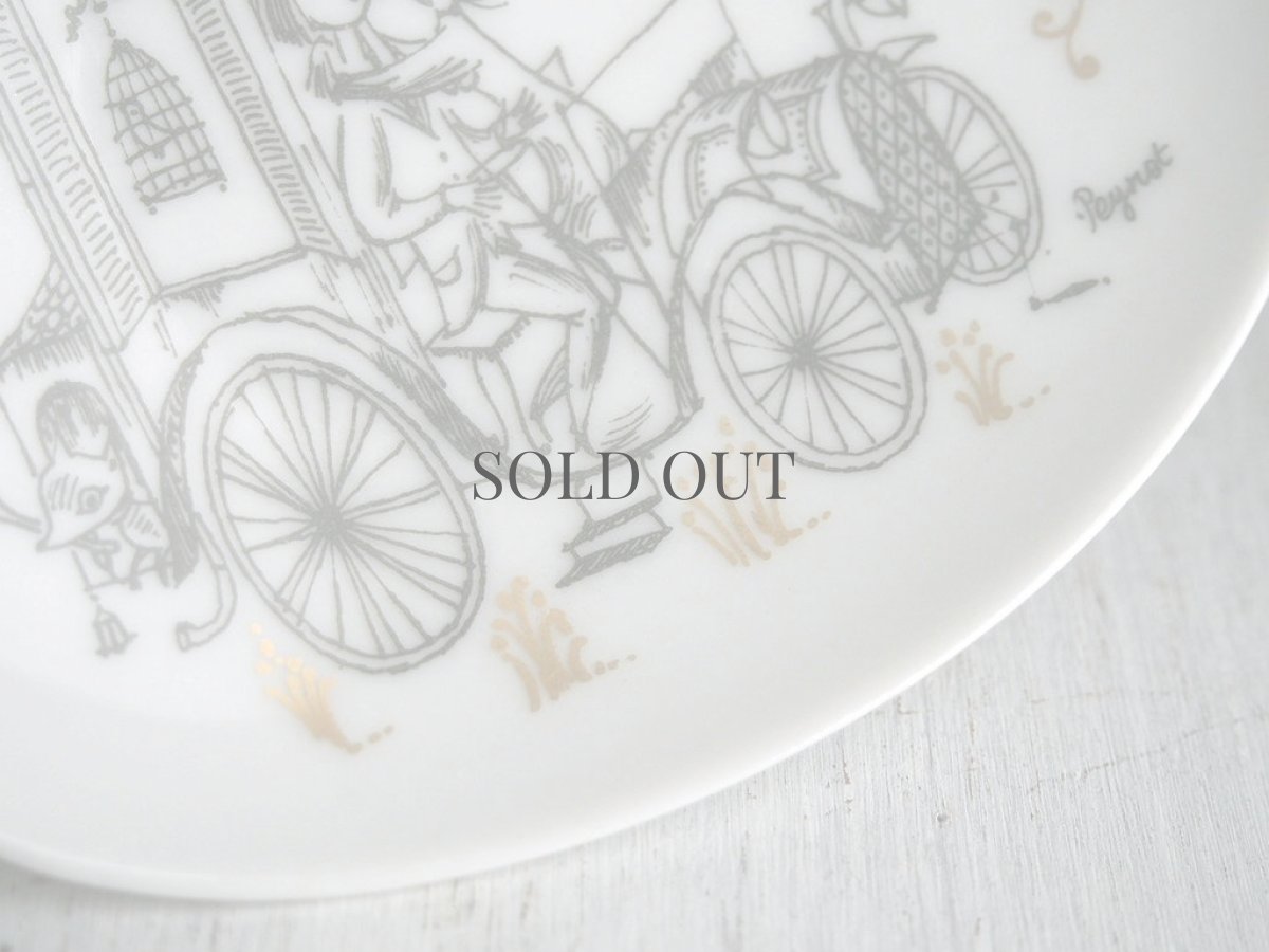 画像7: 【美品】ヴィンテージ ミッドセンチュリー Rosenthal Raymond Peynet ローゼンタール 絵皿 (7)