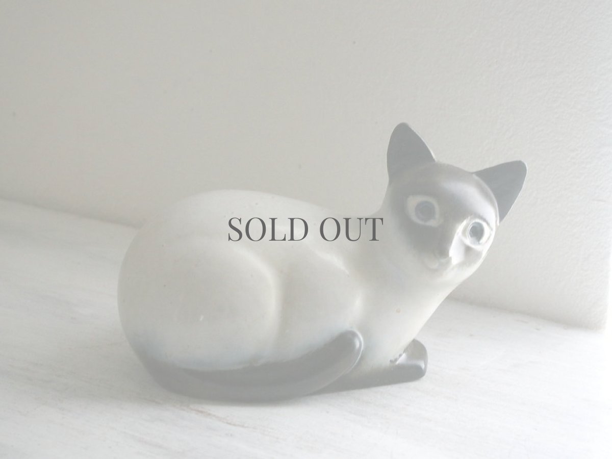 画像4: 北欧ヴィンテージ　EGO STENGODS 陶器のネコの置物  (4)