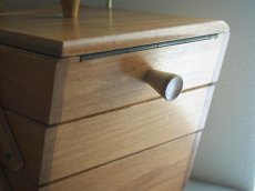画像10: 北欧ヴィンテージ　木製ソーイングボックス/裁縫箱 (10)