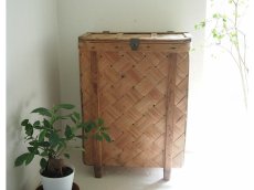 画像1: 【希少】北欧ヴィンテージ雑貨　木製ボックス (1)