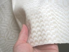 画像7: 優しい色の糸で織られたリネンテーブルクロス  (7)