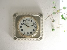 画像1: 【ムーブメント交換済み】ミッドセンチュリー レトロ ドイツ Junghans 陶器の壁掛け時計 (1)