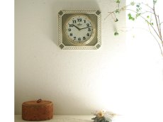 画像3: 【ムーブメント交換済み】ミッドセンチュリー レトロ ドイツ Junghans 陶器の壁掛け時計 (3)