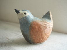画像4: 北欧ヴィンテージ　jie 陶器の鳥の置物  (4)