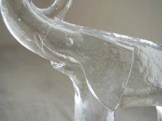 画像6: 北欧ヴィンテージガラス KOSTA BODA Bertil Vallien クリスタルのゾウの置物 (6)