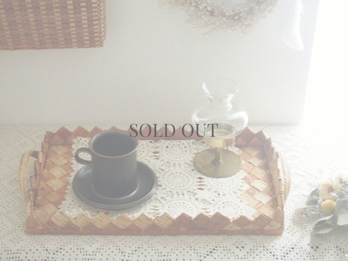 画像3: 北欧ヴィンテージ雑貨　白樺のトレイ (3)