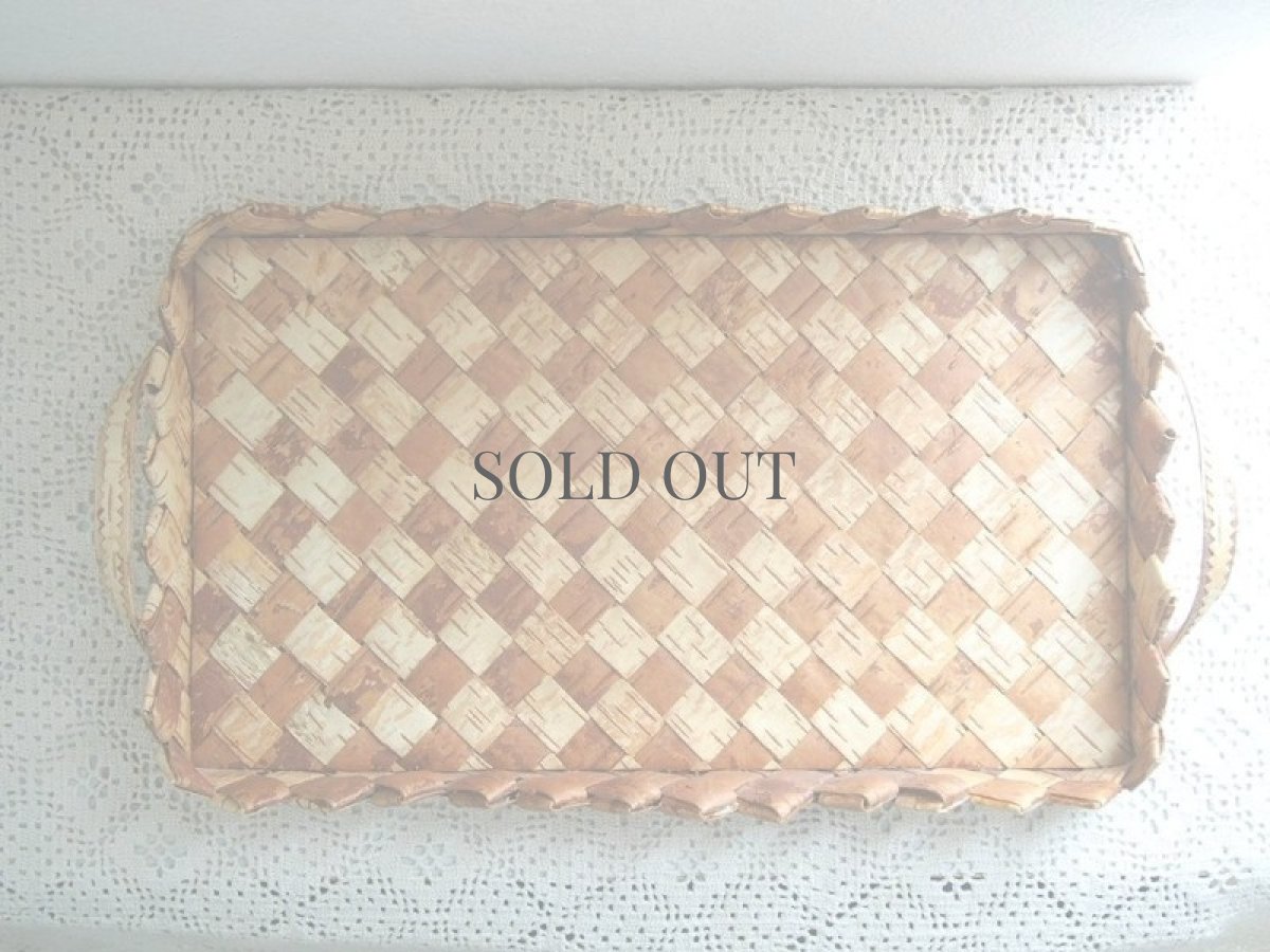 画像4: 北欧ヴィンテージ雑貨　白樺のトレイ (4)