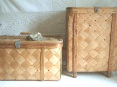 画像4: 【希少】北欧ヴィンテージ雑貨　木製ボックス (4)
