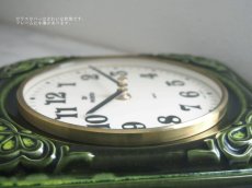 画像7: 【ムーブメント交換済み】ミッドセンチュリー レトロ  VEDETTE 陶器の壁掛け時計 (7)