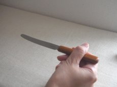 画像8: 【在庫4／残り0】北欧ヴィンテージ雑貨　KARL HOLMBERG ステンレスとチークのナイフ（1本） (8)