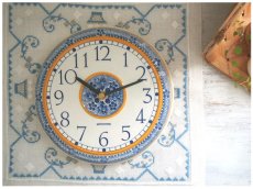 画像1: 【希少】【ムーブメント交換済み】北欧ヴィンテージ Rorstrand Westerstrands Marianne Westman ロールストランド マリアンヌ・ウエストマン 陶器の壁掛け時計 (1)