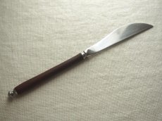 画像2: 【在庫9／残り0】北欧ヴィンテージ　木とステンレスのナイフ（1本） (2)