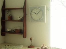 画像3: 【ムーブメント交換済み】ミッドセンチュリー レトロ ドイツ Dugena 陶器の壁掛け時計 (3)