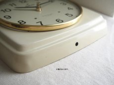 画像8: 【ムーブメント交換済み】ミッドセンチュリー レトロ Gletscher 金属と真鍮の壁掛け時計 (8)