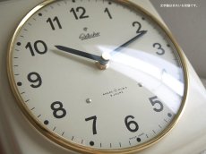 画像5: 【ムーブメント交換済み】ミッドセンチュリー レトロ Gletscher 金属と真鍮の壁掛け時計 (5)