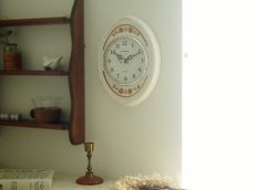 画像3: 【ムーブメント交換済み】ミッドセンチュリー レトロ ドイツ Dugena 陶器の壁掛け時計 (3)