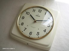 画像4: 【ムーブメント交換済み】ミッドセンチュリー レトロ Gletscher 金属と真鍮の壁掛け時計 (4)