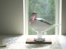 画像5: 【美品】北欧ヴィンテージ　ガラスの鳥の置物 (5)
