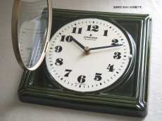 画像4: 【ムーブメント交換済み】ミッドセンチュリー レトロ ドイツ Junghans 陶器の壁掛け時計 (4)