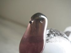 画像8: 【美品】北欧ヴィンテージ　ガラスの鳥の置物 (8)