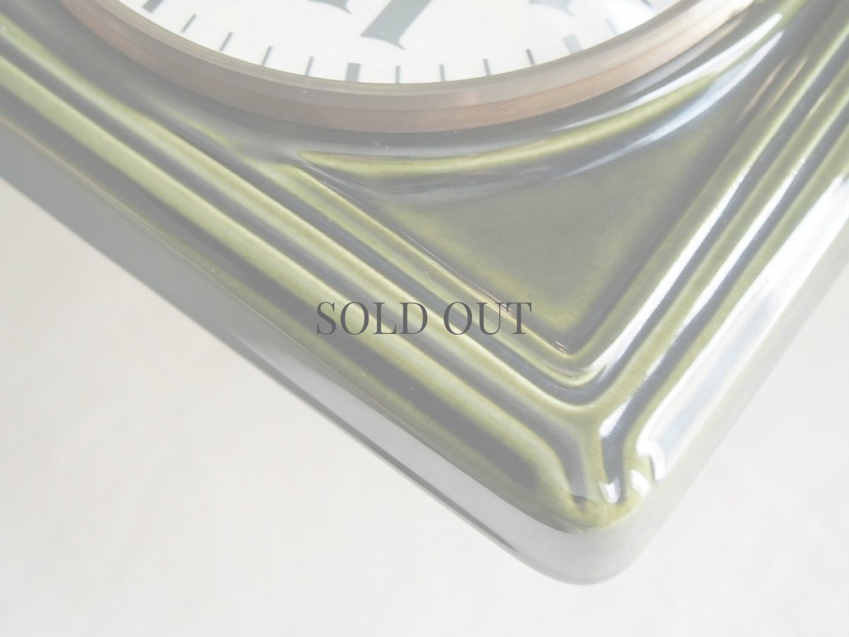 画像8: 【ムーブメント交換済み】ミッドセンチュリー レトロ ドイツ Junghans 陶器の壁掛け時計 (8)