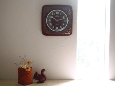 画像3: 【ムーブメント交換済み】ミッドセンチュリー レトロ ドイツ MEISTER-ANKER 陶器の壁掛け時計 (3)