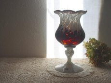 画像4: 北欧ヴィンテージ　Guldkroken Hjo ガラスのフラワーベース/花器/花瓶 (4)