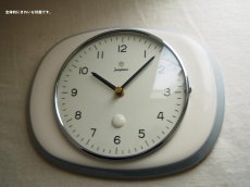 画像6: 【ムーブメント交換済み】ミッドセンチュリー レトロ ドイツ Junghans 陶器の壁掛け時計 (6)