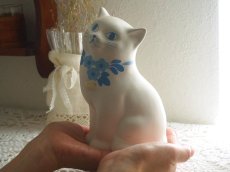 画像8: 北欧ヴィンテージ　GULDKROKEN 陶器のネコの置物フィギュア  (8)